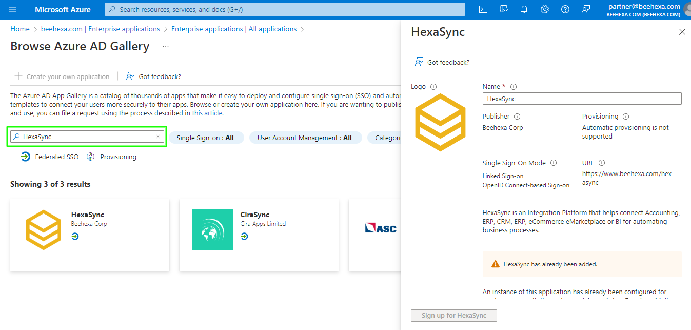 How to Register HexaSync Azure Enterprise Application for your organization?