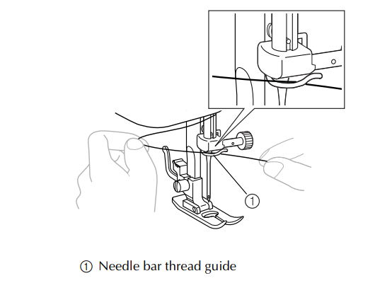 needle bar thread guide