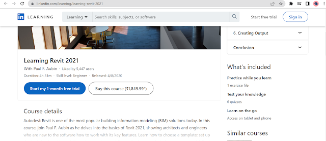 Learning Revit 2021 by LinkedIn Learning