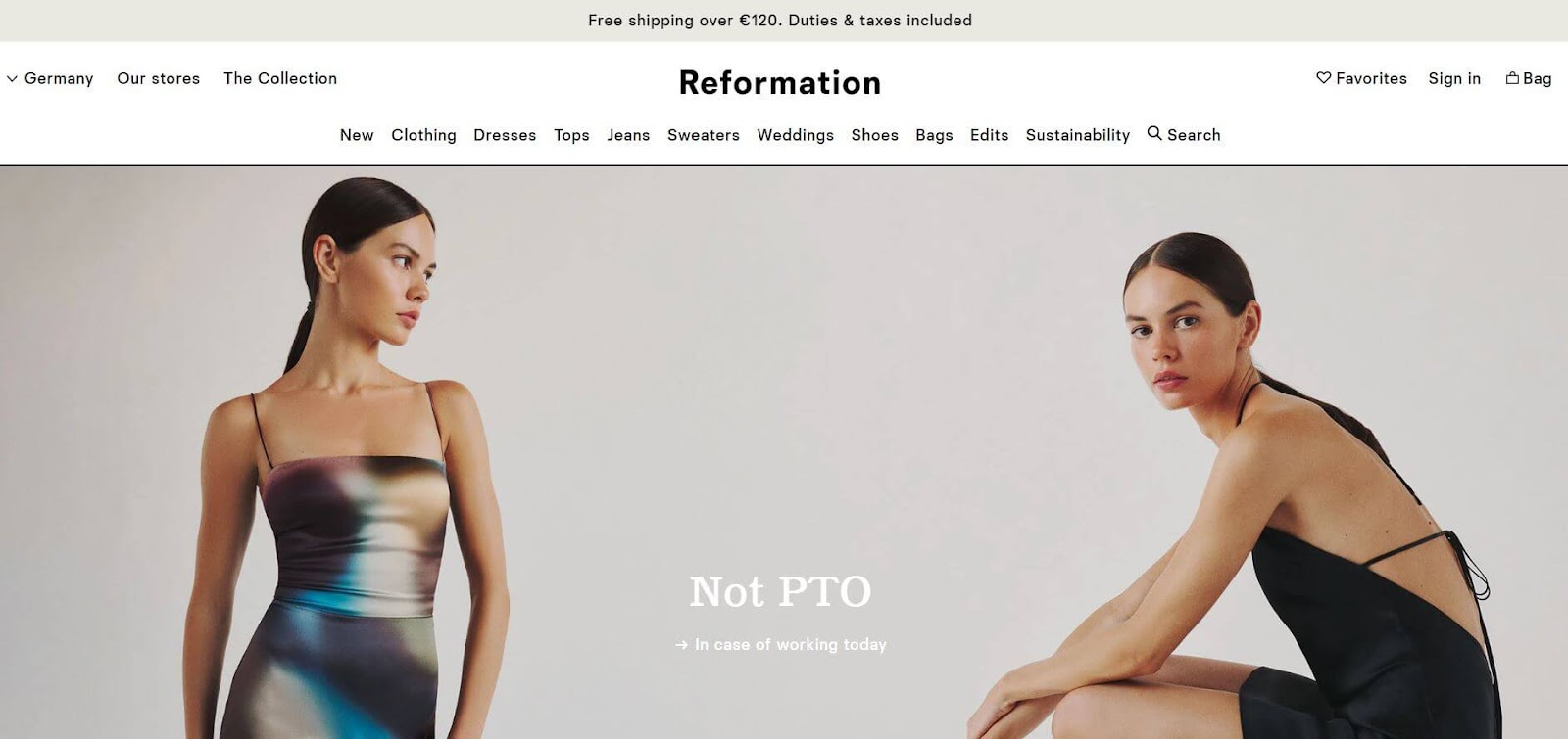Reformation: Trendy Sustainable Clothing Brands Made in USA