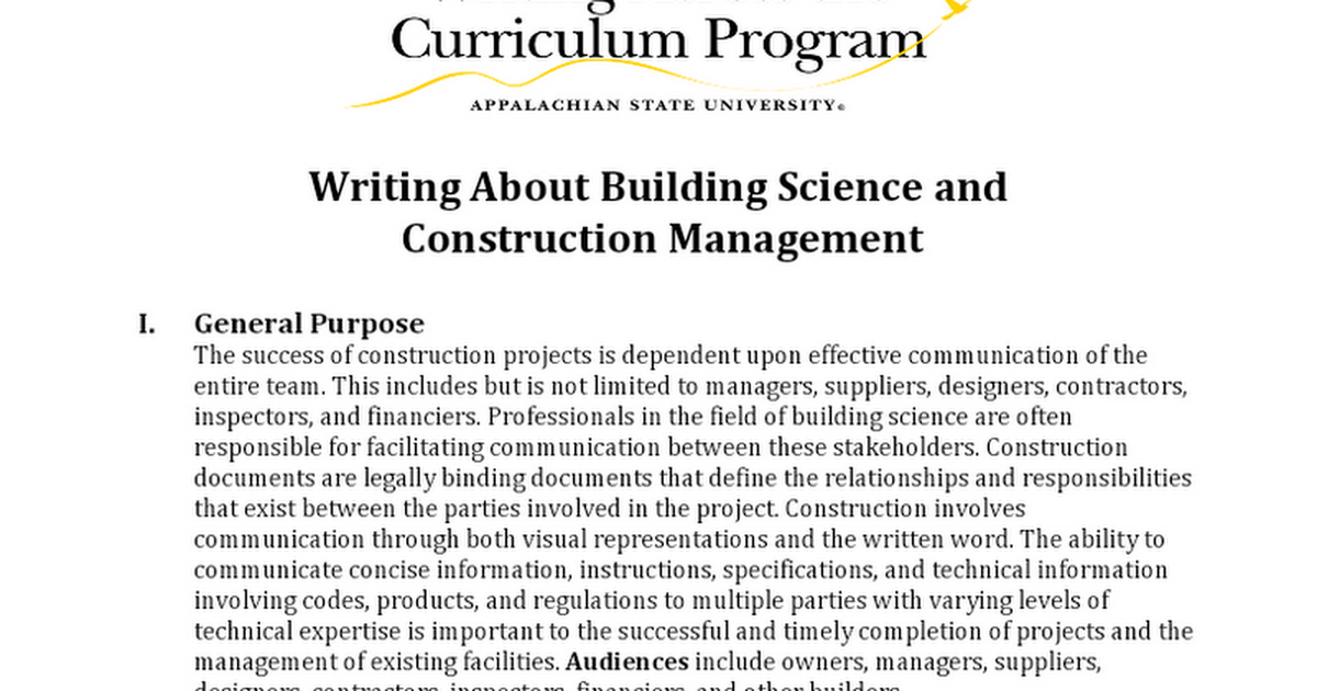 construction management essay topics