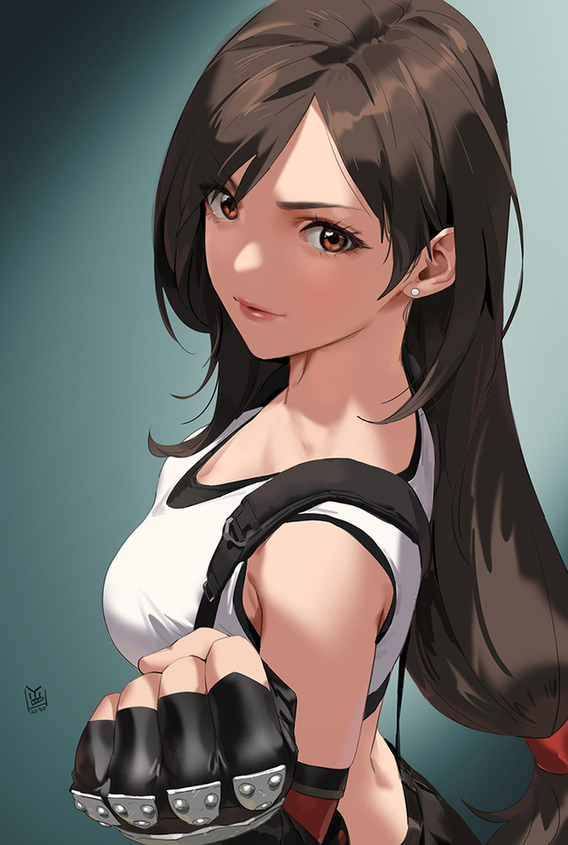 The collection of sexy paintings about Tifa Final Fantasy 7