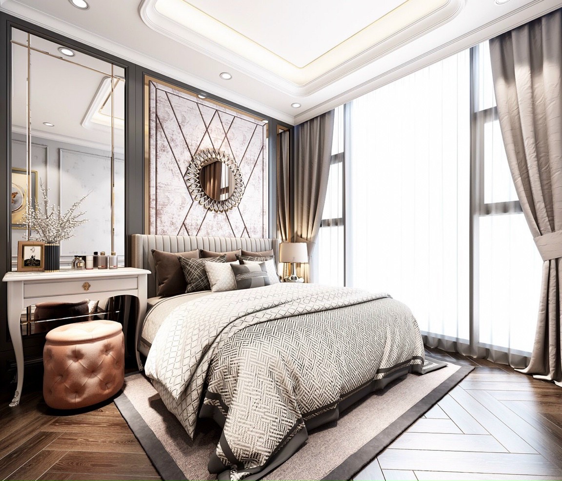 Phòng ngủ concept mặt trời