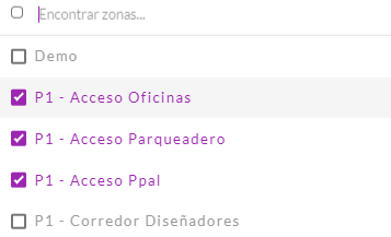 zonas