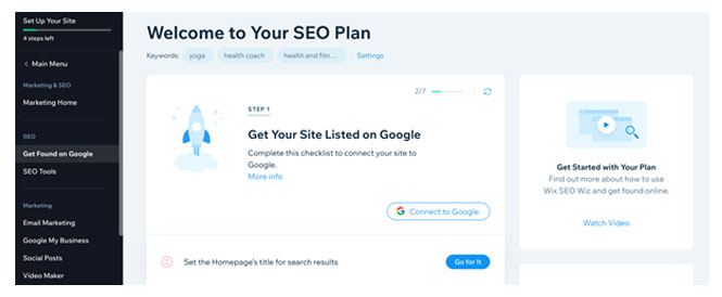 Welcome to your SEO Plan