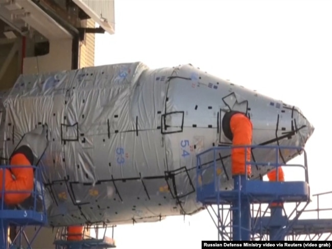 Російський військовий супутник готується до запуску на космодромі «Плесецьк»