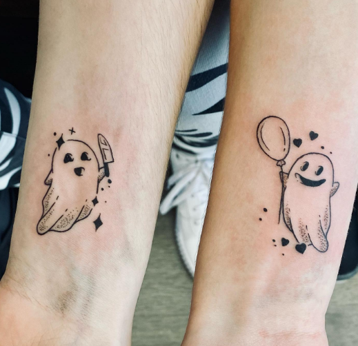 Boo Cute Friendship Tattoo 