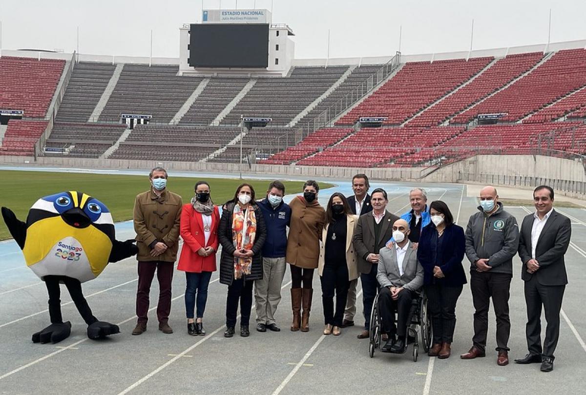 Chilean Sports Minister visits Santiago 2023 handball venue: The upcoming Pan American and Parapan American Games