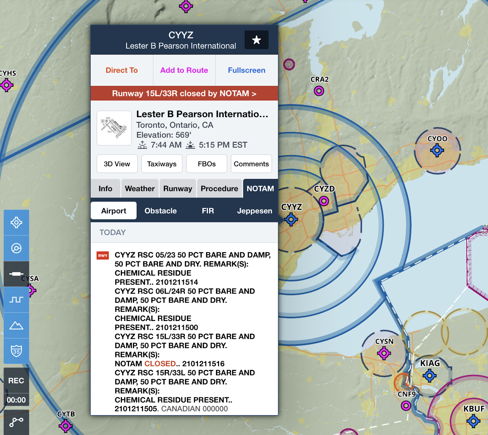 Notams | Foreflight