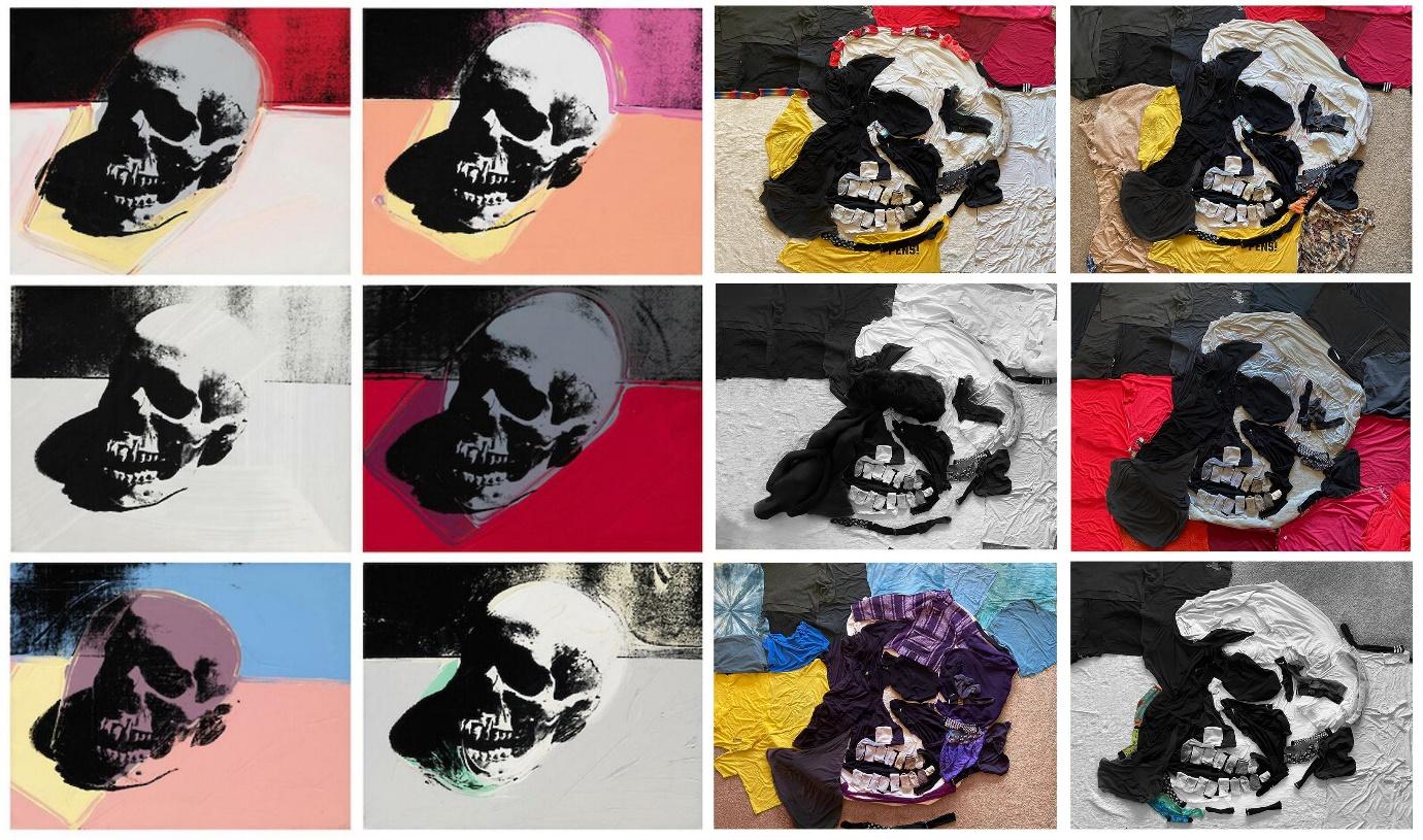 Skulls, 1976 Skulls, 2021 Andy Warhol @tate © 2021 The Andy Warhol  Foundation for the Visual Arts, Inc. / Licensed by DACS, London :  r/GettyMuseumChallenge