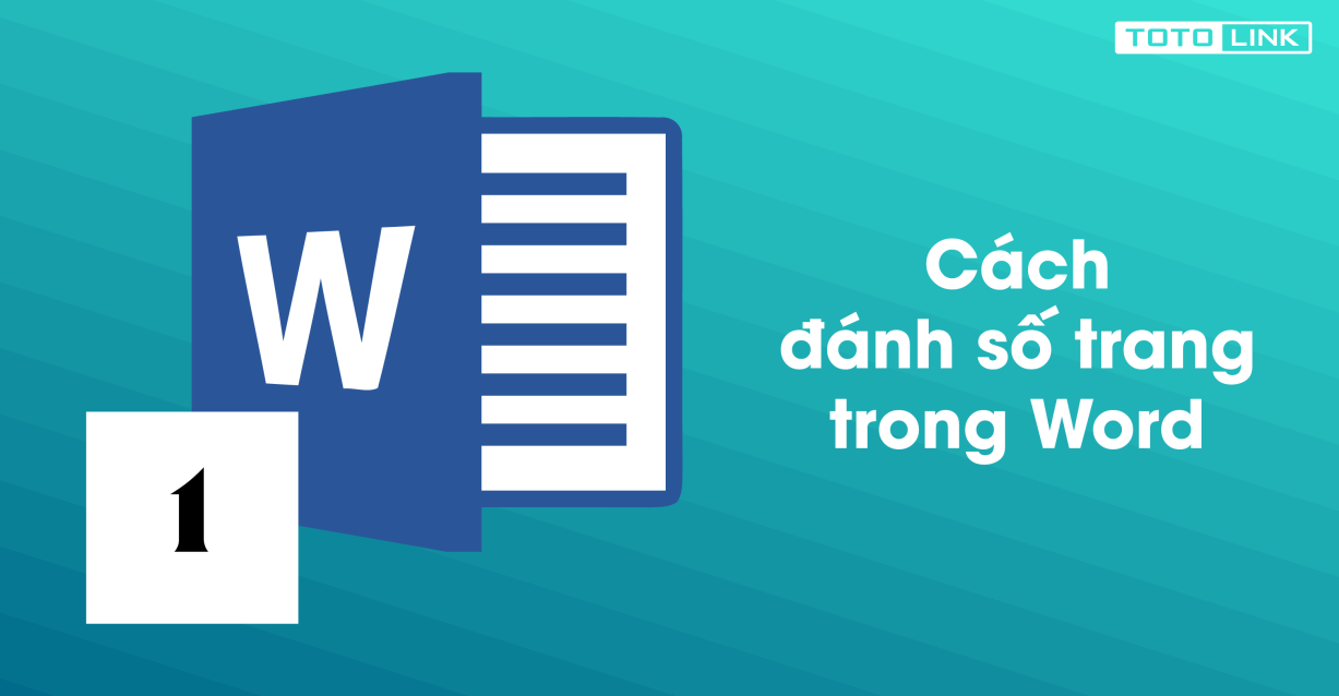 Cách đánh số trang