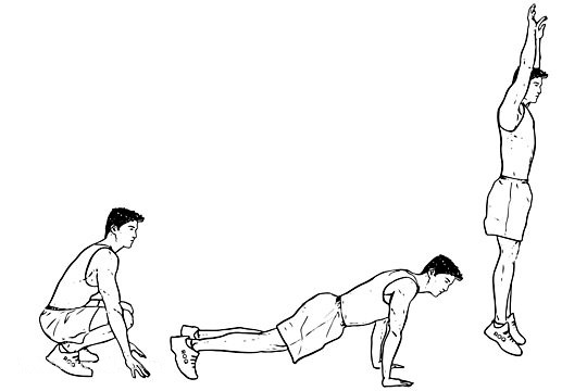 Inset-burpee