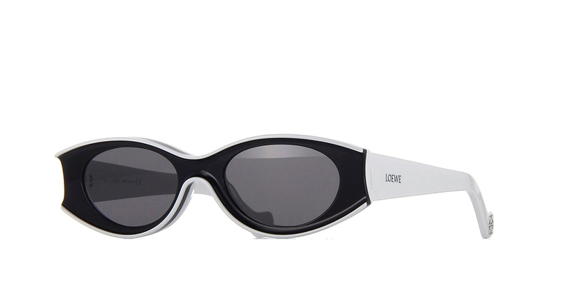 LOEWE Paula's Ibiza | LW40046U 21A | Black and White Sunglasses with Grey  Lenses | Pretavoir