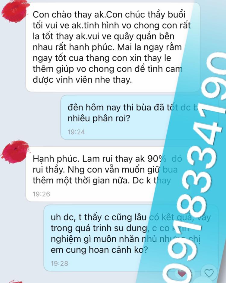 làm bùa yêu bằng nước