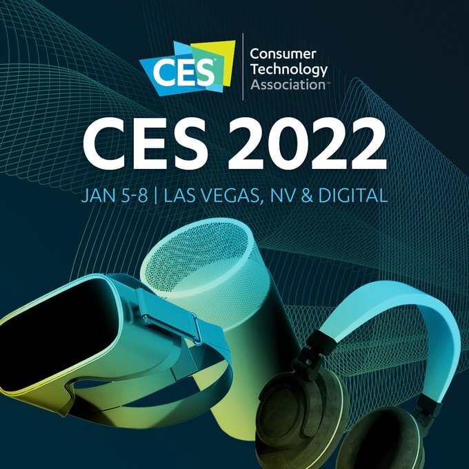 CES 2022 promo banner advertisement.
