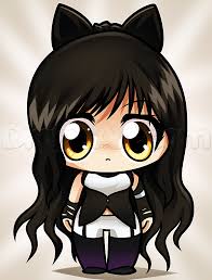 Image result for rwby blake rwby chibi