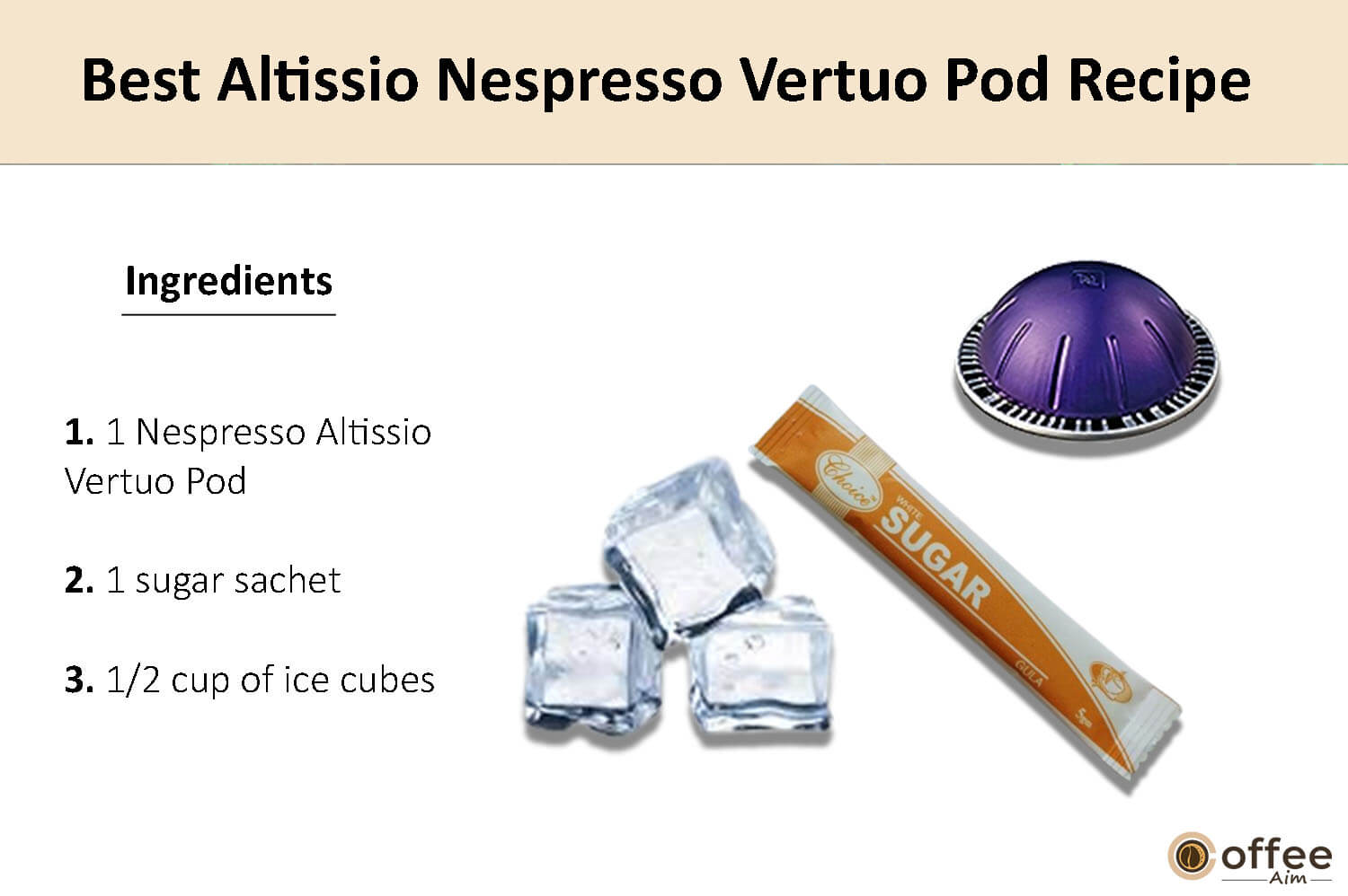 In this image, I elucidate the components that comprise the finest Altissio Nespresso Vertuo coffee pod.