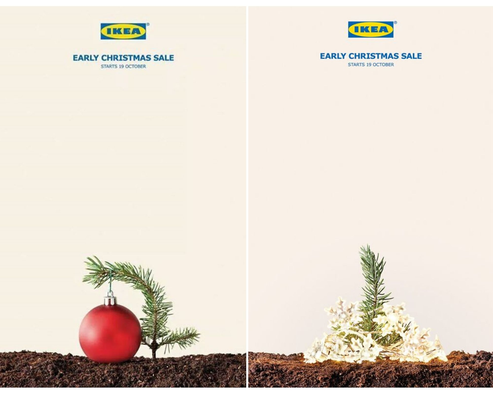 IKEA Christmas sale posters 