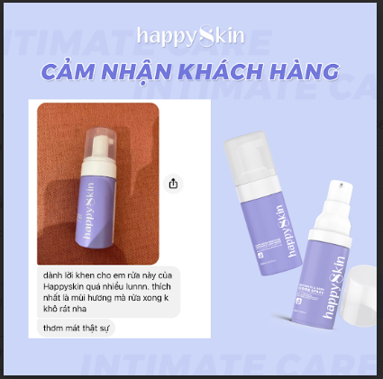 Dung Dịch Vệ Sinh Khử Mùi Happyskin Anti-Odor Soothing Intimate Care Wash 100ml