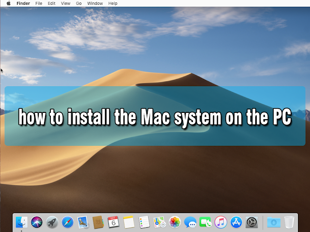 install the Mac system
