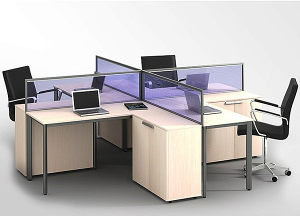 Bàn Module 4 người có thiết kế sang trọng