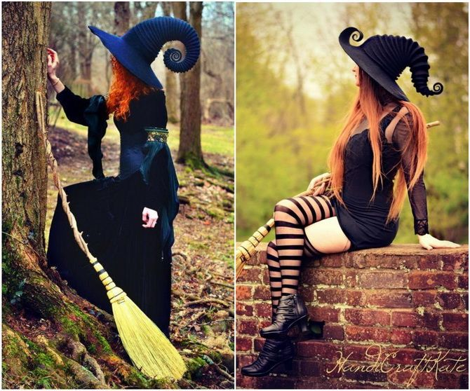 Witchcraft Beauty: Homemade Halloween witch costume 11