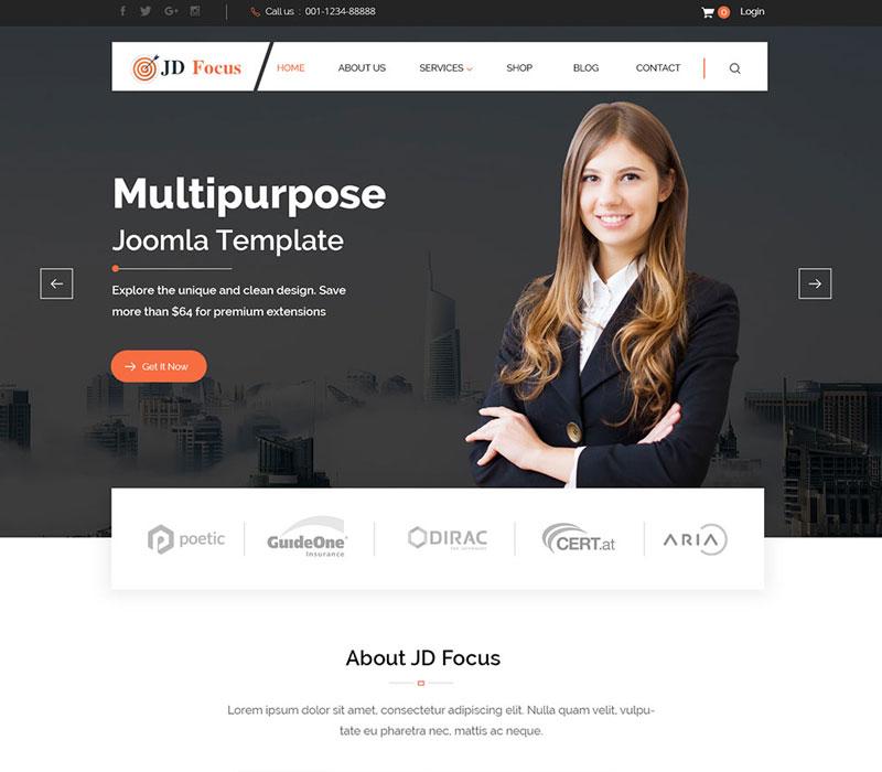 JD Focus - Multipurpose Joomla Template