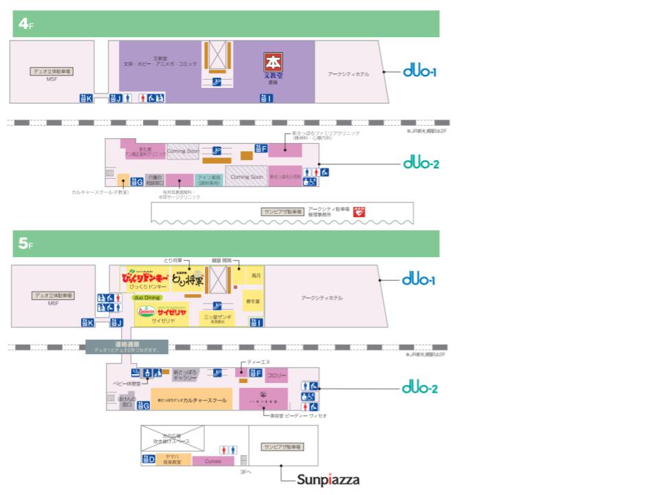 新さっぽろアークシティ デュオ 商業施設ガイド