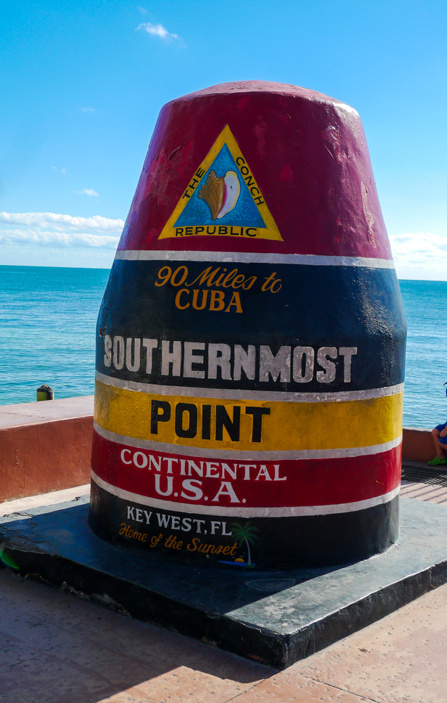 Southernmost point buoy in Key West