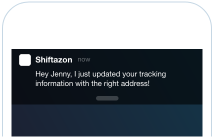 Personalization is an excellent push notification strategy.