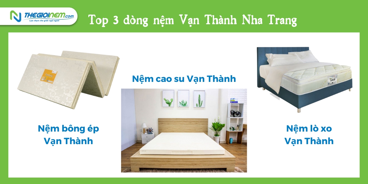 Cửa hàng bán nệm Vạn Thành Nha Trang giá tốt | Thegioinem.com