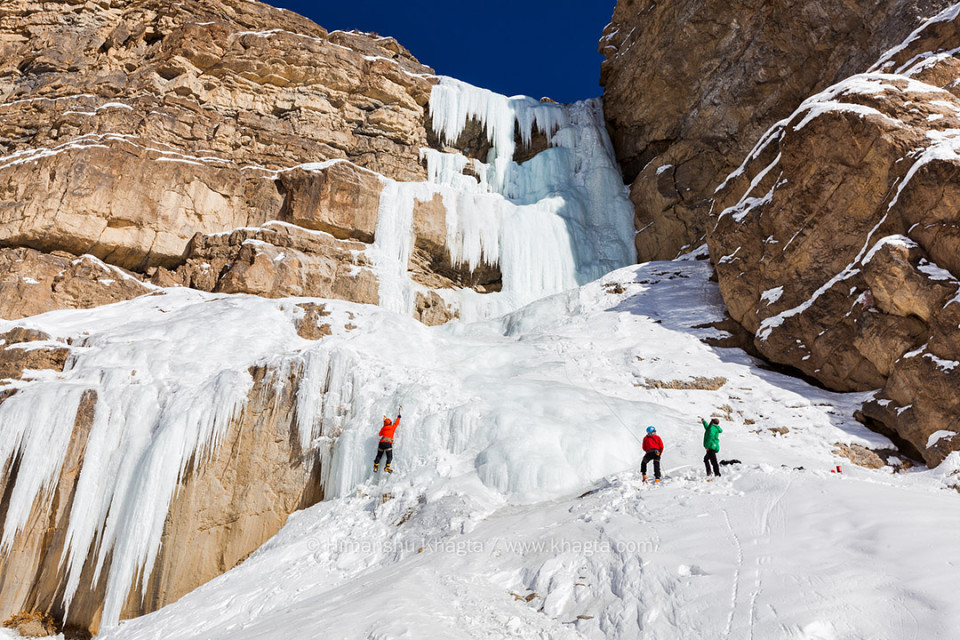 Climb Frozen Waterfalls