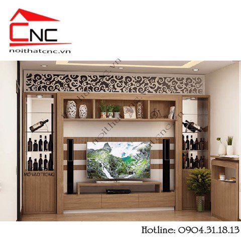 Vách cnc phòng khách đẹp - 6