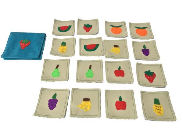 Matching fruits memory game