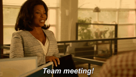 Team meeting ideas: Team Meeting GIF