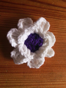 Häkelblume Häkelhaarspangespange