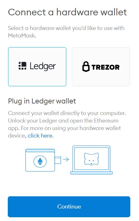 ledger metamask