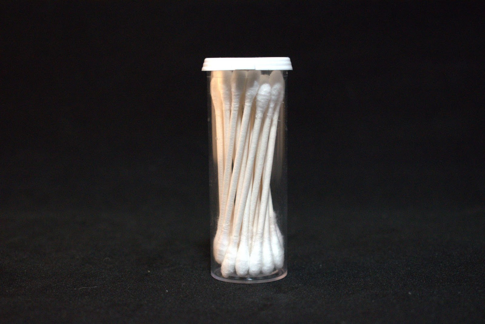 Cotton Swabs in a 9 Dram Vial