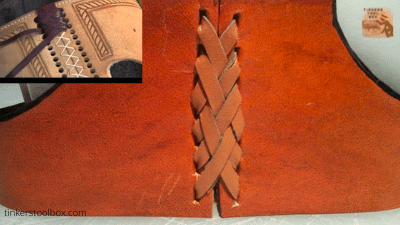Leather Lacing Techniques - Tinkers Tool Box