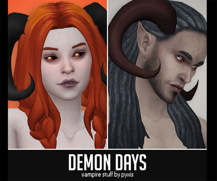 Demon Days Vampire Stuff CC for Sims 4