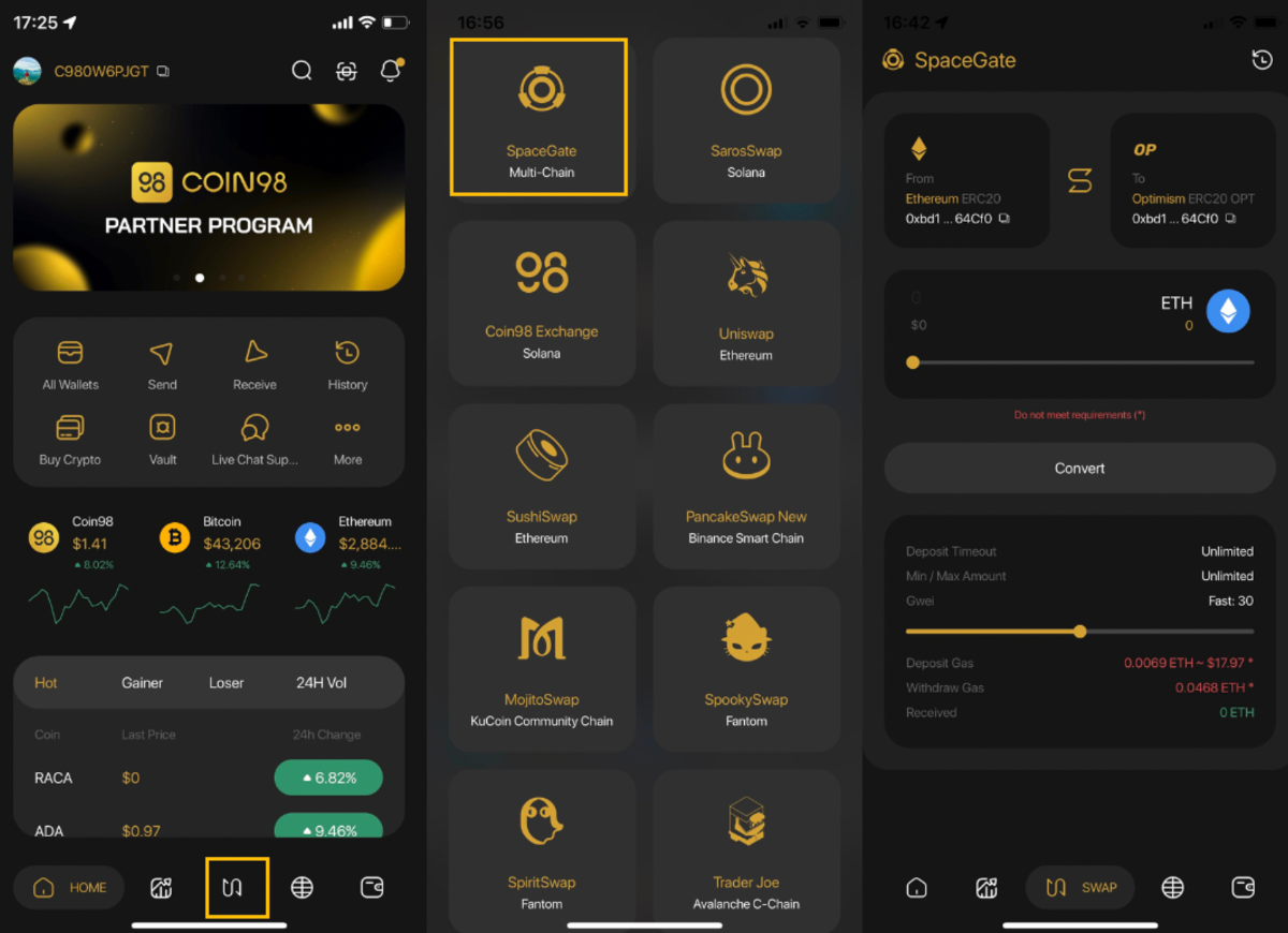 transfer token