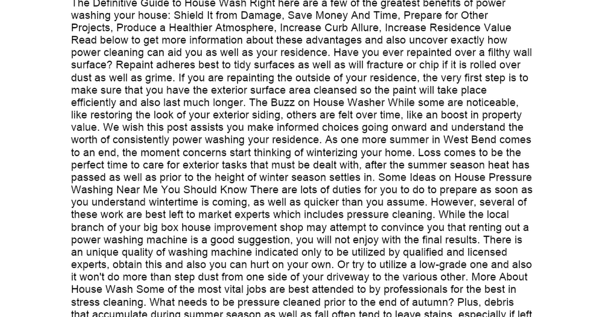 House Wash Near Me Google Drive