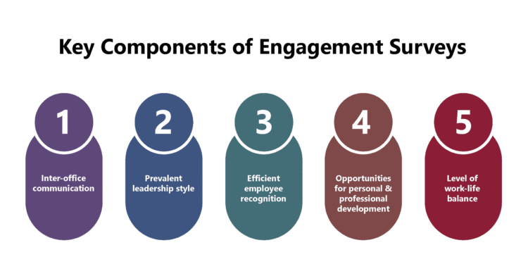 5 key components of engagement surveys.