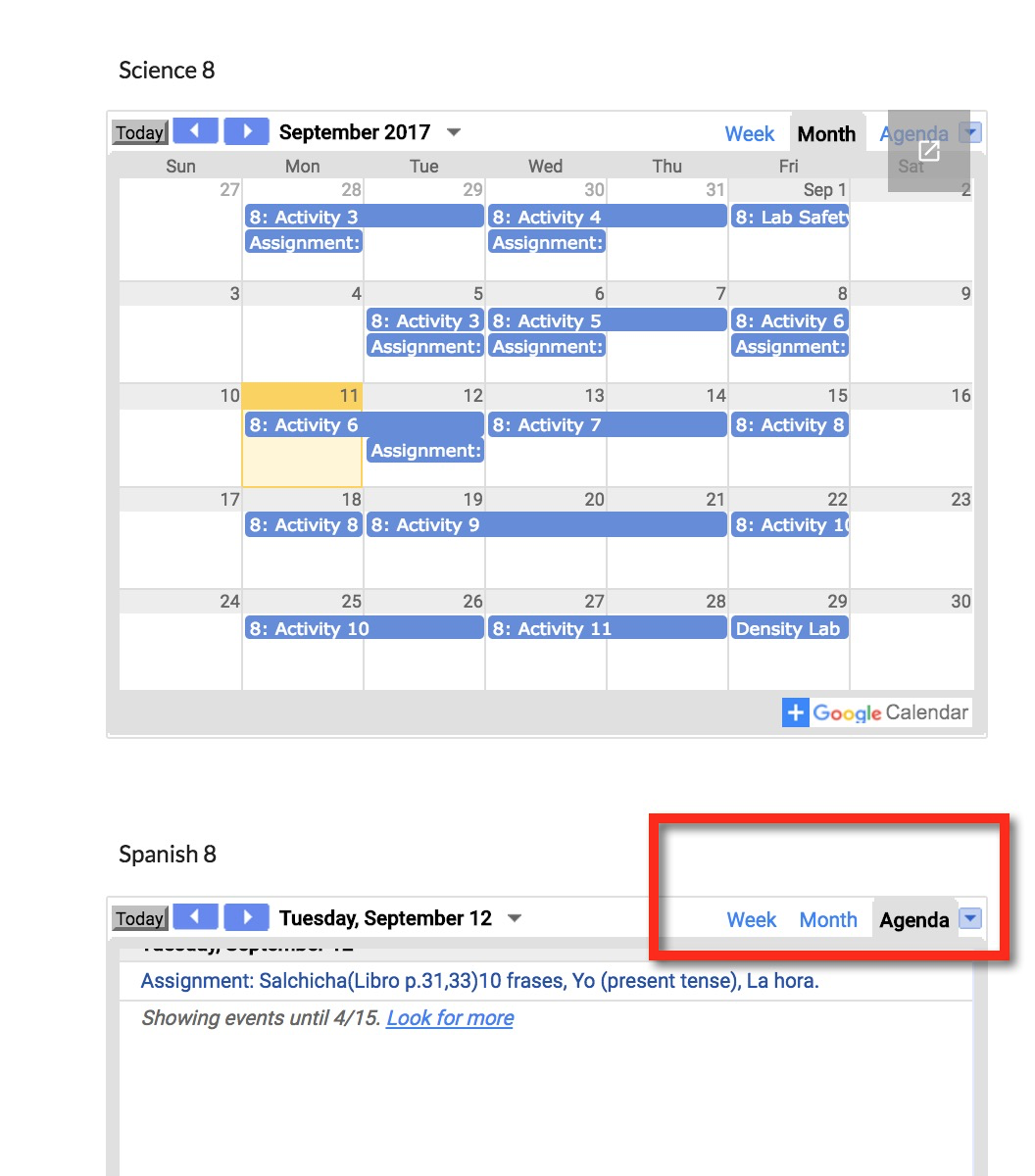 Subscribe to Calendar