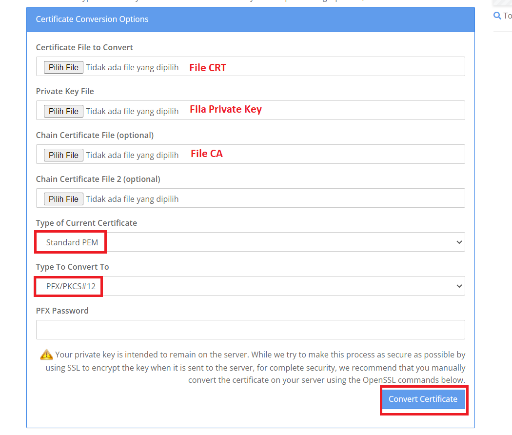 Apa Itu File PFX dan Cara Membuatnya