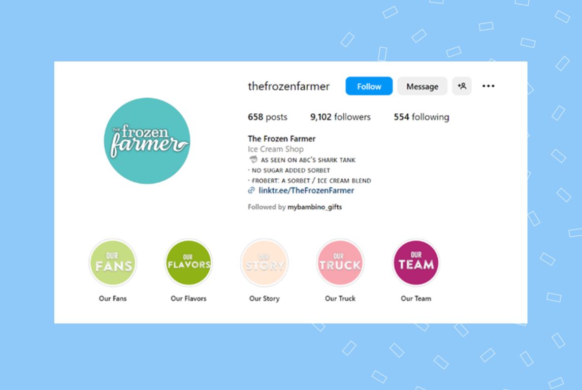 Image showing how to showcase user-generated content using an Instagram highlight 
