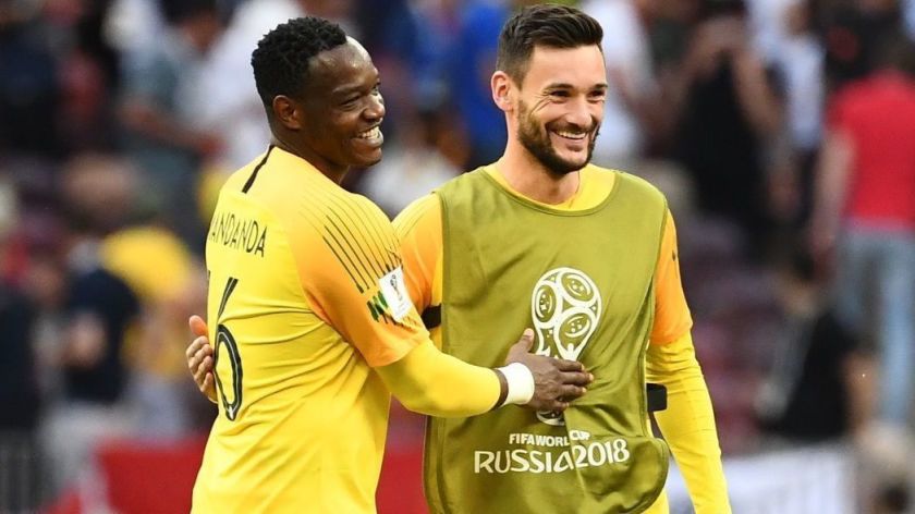  Steve Mandanda and Hugo Lloris