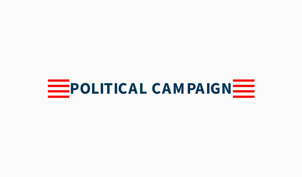 Logo für politische horizontale Linien