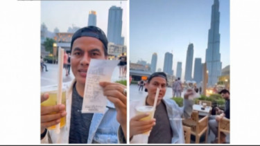 Viral! Pria ini Pamerkan Struk Harga Es Teh di Dubai, Bikin Netizen Melongo