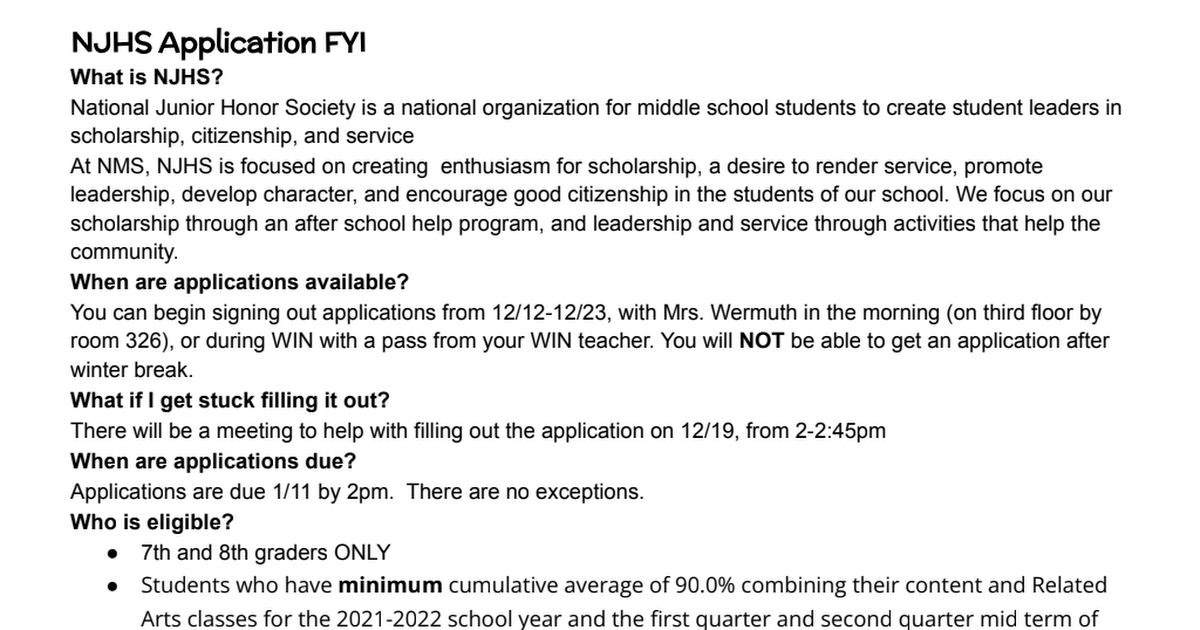 NJHS Application FYI.pdf